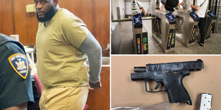 NYC subway fare-beating arrests up 132%, gun seizures up 29%