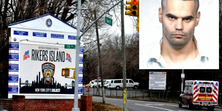 Accused murderer stabs fellow inmate dozens of times at Rikers Island