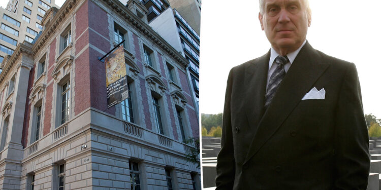 Art world angst as galleries soaked by 'blood' and 'antisemitic' graffiti