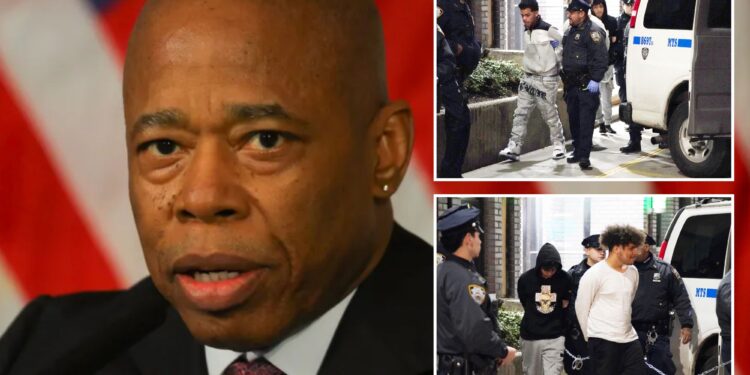 Mayor Eric Adams once again insists NYC is 'safest big city in America' despite surge of migrant melees