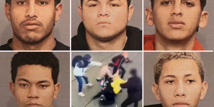 Migrants believed to have fled NYC after NYPD cop-beating can't be arrested because they were freed without bail