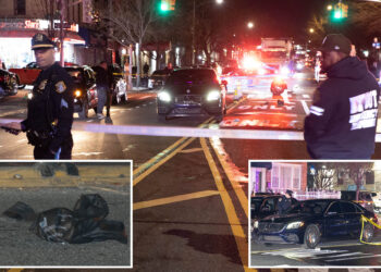 Pedestrian dies after he’s hit by two cars just steps away from his NYC home: cops