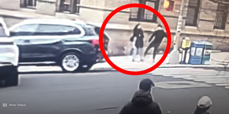 A stranger kicked Upper West Side resident Jen Floyd's dog while she was walking it on Saturday afternoon.