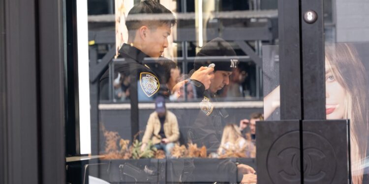 The brazen heist happened around 12:45 p.m. Thursday at the Chanel store on North 6th Street near Berry Street in Williamsburg, police said.