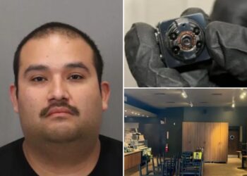 California predator arrested for allegedly placing hidden camera inside Starbucks bathroom that filmed 91 victims