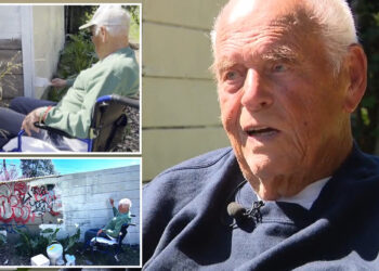 California wheelchair-bound senior, 102, ordered to scrub graffiti off his property or face $1.2K fine from the City of Oakland