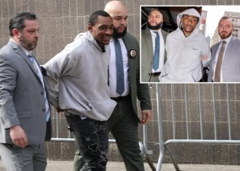 Career criminal accused of fatally shoving straphanger onto subway shows no remorse after arrest