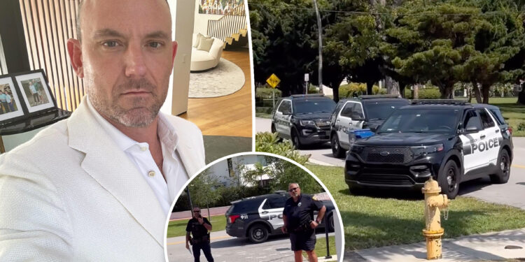 Cops investigating flashy real estate boss Patrick Carroll after gunshots heard near his home