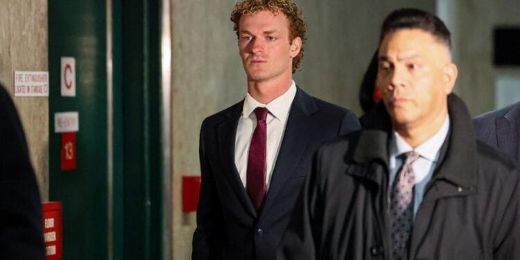 Daniel Penny arrives at the Manhattan Criminal Court for a hearing for the death of Jordan Neely, a man whose death has been ruled a homicide by the city's medical examiner.