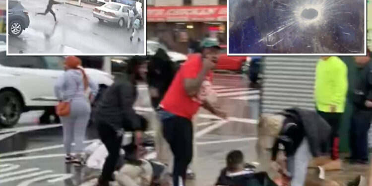 Harrowing video shows shot students at Philly bus stop