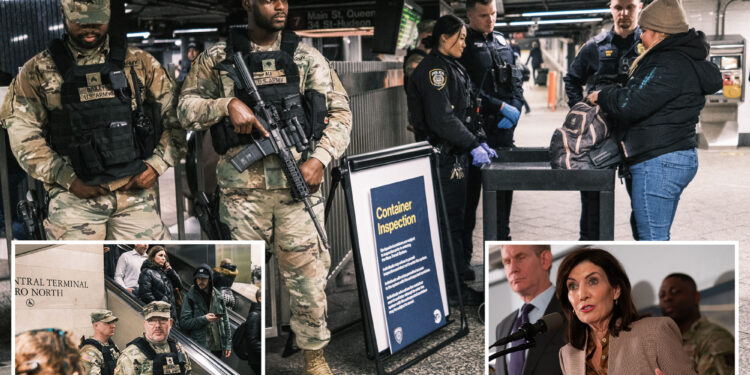 Hochul defends deploying National Guard in NYC subways