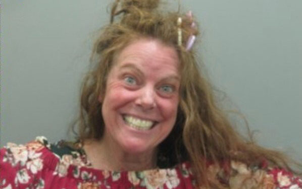 Michelle Young, 46, admitted to setting a fire on the porch of her friend's house.