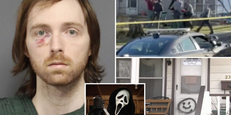Man in 'Scream' mask allegedly killed neighbor with chainsaw