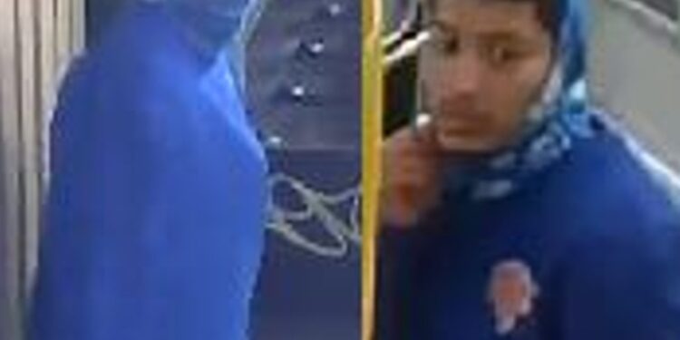 A creep called a woman “cute” before stalking her between train cars during her Brooklyn-to-Queens commute -- and then terrifyingly followed her onto the street and into a building, according to cops and disturbing video.