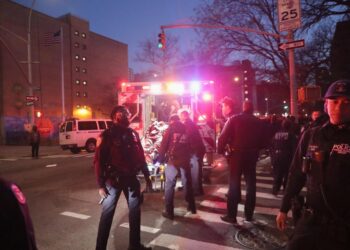 Police say an 18-year-old woman was shot and killed in Harlem over the weekend.