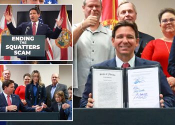 Ron DeSantis takes aim at 'squatters' rights' in Florida, empowers police