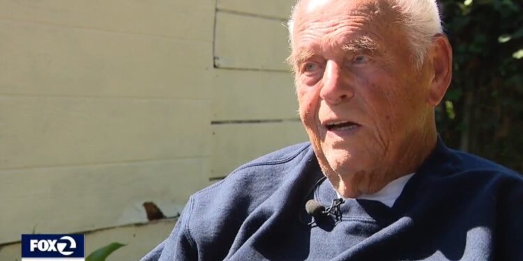 Victor Silva, A 102-year-old, wheelchair-bound California man, was ordered to paint over his vandalized fence with his 70-year-old son or face a hefty fine.
