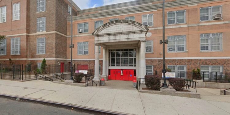 Four male students were slashed during a Monday morning brawl at Port Richmond High School, cops said.
