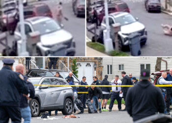 Tense video shows retired NYPD cop shooting machete-wielding man in Staten Island road-rage feud