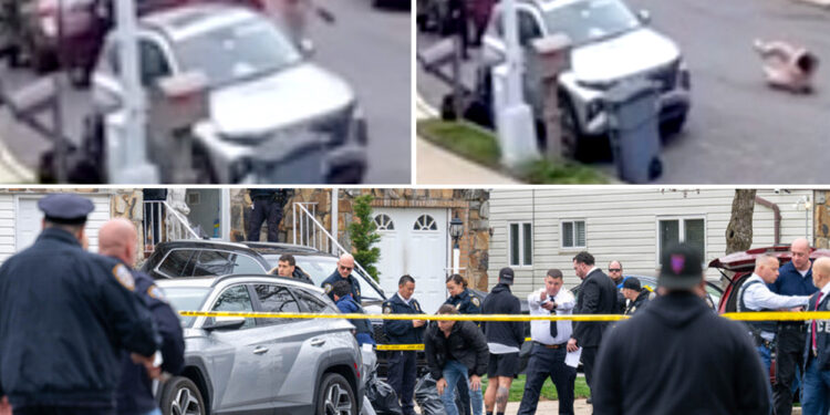 Tense video shows retired NYPD cop shooting machete-wielding man in Staten Island road-rage feud