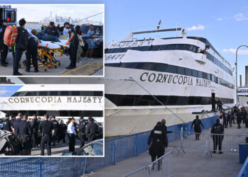 2 stabbed, one hit in head with a bottle in party boat brawl in Brooklyn
