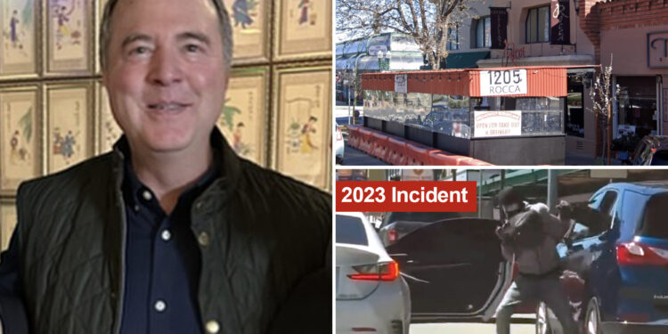 Adam Schiff's luggage stolen during car theft in San Francisco