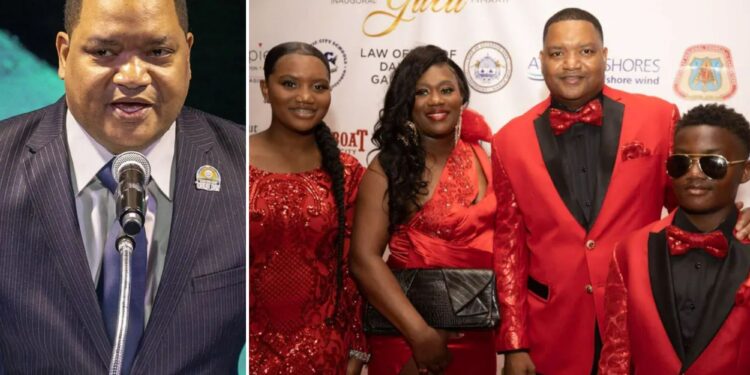 Atlantic City Mayor Marty Small Sr. and wife secretly filmed beating daughter by her boyfriend they 'barred her from seeing'