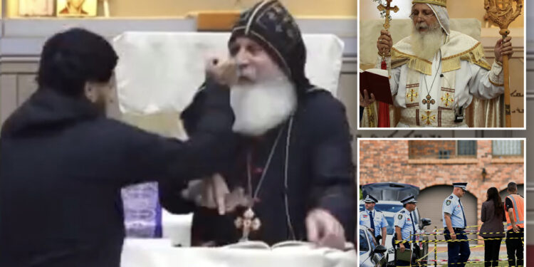 Australian police arrest 7 alleged teen extremists linked to stabbing of a bishop in a Sydney church