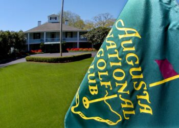 The clubhouse of the Augusta National Golf Club in Augusta, Ga., is seen in this Sunday, April 3, 2005, file photo. Richard Globensky has been charged in federal court in Illinois in the transport of millions of dollars worth of Masters golf tournament merchandise and memorabilia stolen from Augusta National Golf Club in Georgia, according to court documents filed Tuesday, April 16, 2024. The items were taken from the famous golf club and other locations beginning in 2009 through 2022, according to the government.