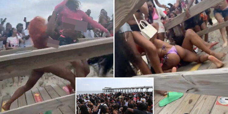 Georgia spring break leads to 54 arrested in Savannah during beach bash amid booze-soaked brawls, beach flooded with trash