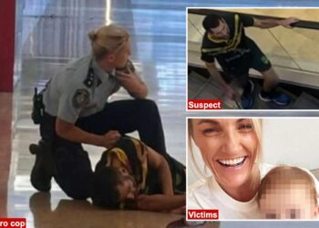 Hero cop who single-handedly stopped crazed Sydney mall stabber ID'd as Amy Scott