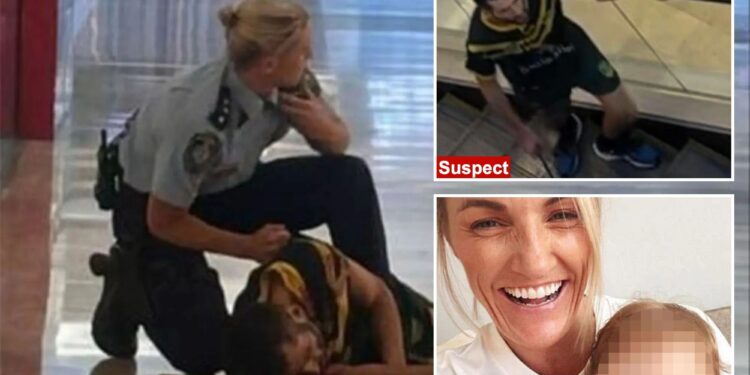 Hero cop who single-handedly stopped crazed Sydney mall stabber ID'd as Amy Scott