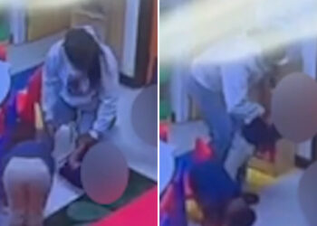 LA daycare worker caught on video being yanking and dangling 4-year-old upside down