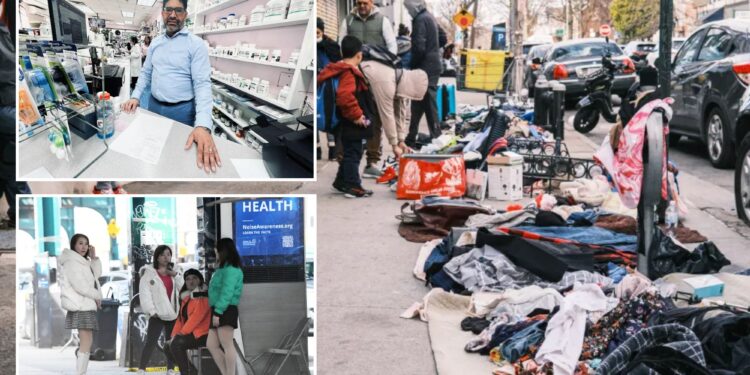 NYC block turned into illicit open-air market for migrant crooks: sources