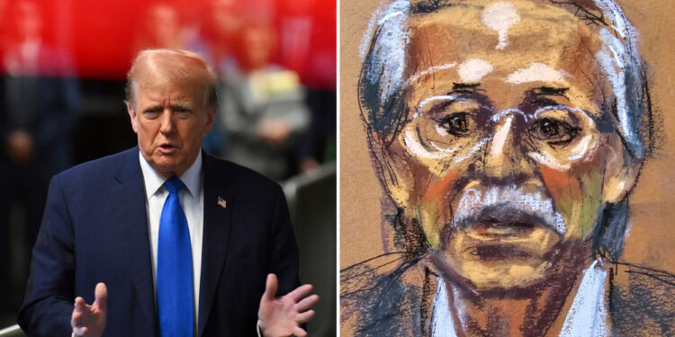 Trump doesn't make eye contact with ex-ally David Pecker as testimony starts