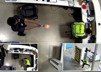 Amazon security guard tries to kill unsuspecting supervisor before he's shot dead in gunfight with police