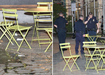 Attacker slashes man with box cutter for asking him to move his bags at NYC pedestrian plaza: cops