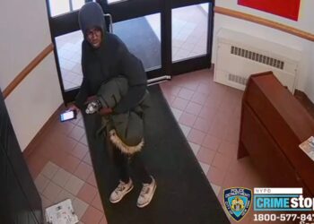 The 79-year-old victim was in the lobby of his building near East 23rd Street and Third Avenue in Gramercy Park just after 6 p.m. Saturday when a stranger asked him to open a door and let him inside, cops said.