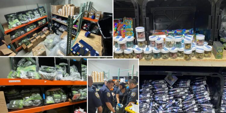 Millions of dollars worth of marijuana products found in NYC warehouse