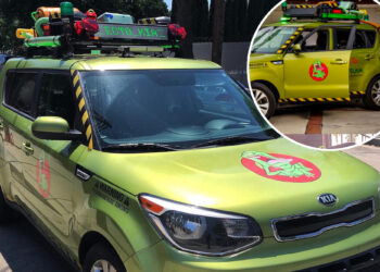 Movie prop-maker's custom ‘Ghostbusters’ Kia Soul stolen from garage