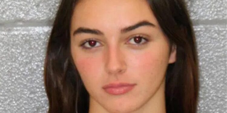 Angie Harmon's daughter, Avery Sehorn, was arrested June 6 in North Carolina.Mecklenburg County Sheriff)