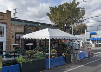 The incident happened at Jameson’s Pub in Santa Monica at around midnight on Tuesday.