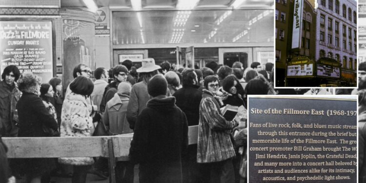 Fillmore East plaque vanishes from NYC building, sparking rock'n'roll mystery where Jimi Hendrix, Allman Brothers graced the stage