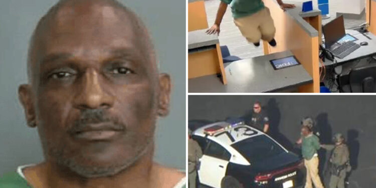 Man who robbed bank, fought cops and hid cash and drugs in his rectum had been released from prison day before