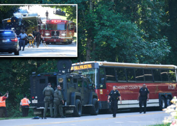 Maniac hijacks Georgia commuter bus with 17 on board, fatally shoots hostage during wild police chase