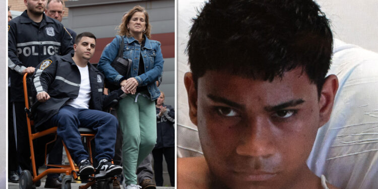 Migrant accused of shooting two NYPD cops fired into officer's chest 'at point-blank range': prosecutor