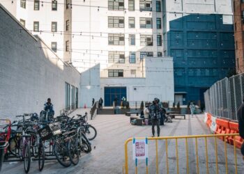 photo of migrant shelter