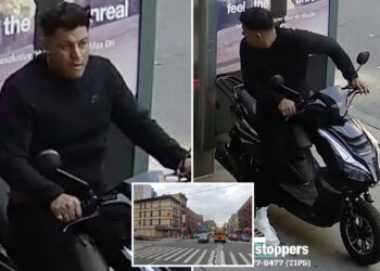 Moped-riding brute snatches 96-year-old NYC woman's necklace, knocks her to ground: cops