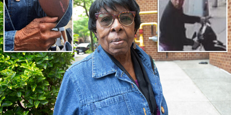 Moped robbery victim, 97, wants lowlife who snatched her necklace locked up to learn to be 'courteous'