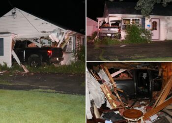 New York alleged drunk driver John Osetkowski smashes pickup truck into upstate home